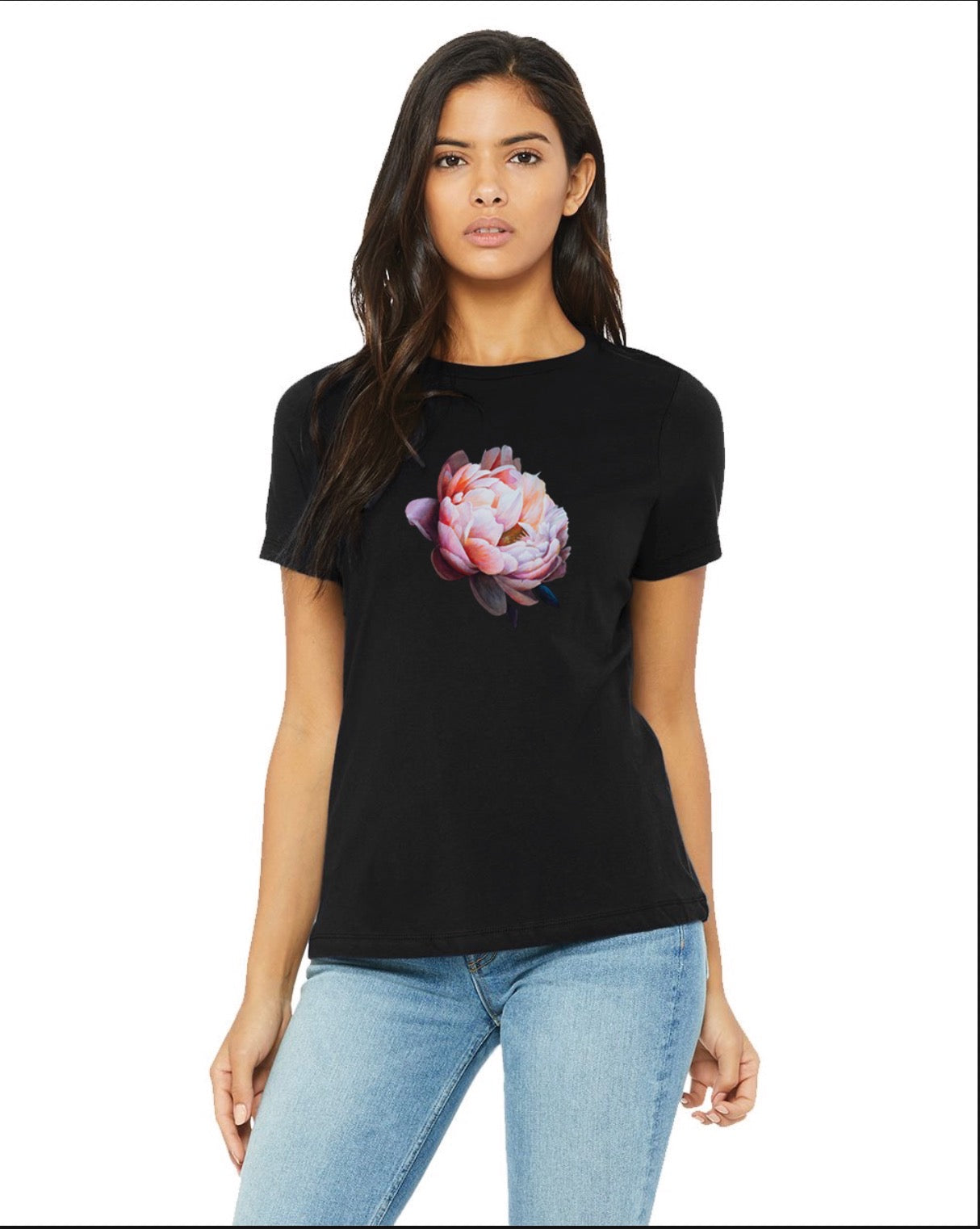 Short sleeve "peony" t-shirt